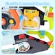image 3 of Car Garage Tracks Simulation Steering Wheel Toy Set Vehicle Playset with Musical Puzzle Car Tracks