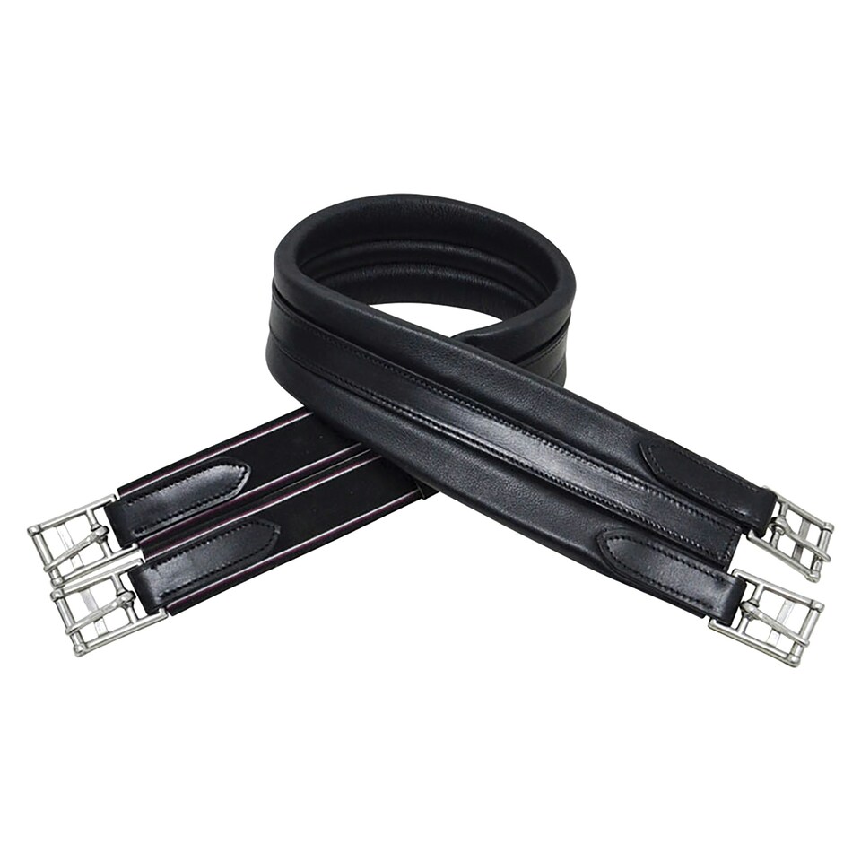 HyCOMFORT Leather Padded Atherstone Girth - Black - 42in