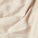 image 4 of Homescapes Natural European Size Linen Pillowcase - 40 x 40 cm Cream