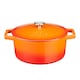 image 1 of Cooks Professional Casserole Dish 26cm – Ovenproof Pan with Lid | Orange | Orange