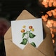 image 3 of Pierre-Joseph Redouté Art Card Lantana Plant Vintage Botanical