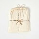 image 4 of Homescapes Cream Organic Cotton Duvet Cover Set - 400 Thread Count - Super King Cream | Super King