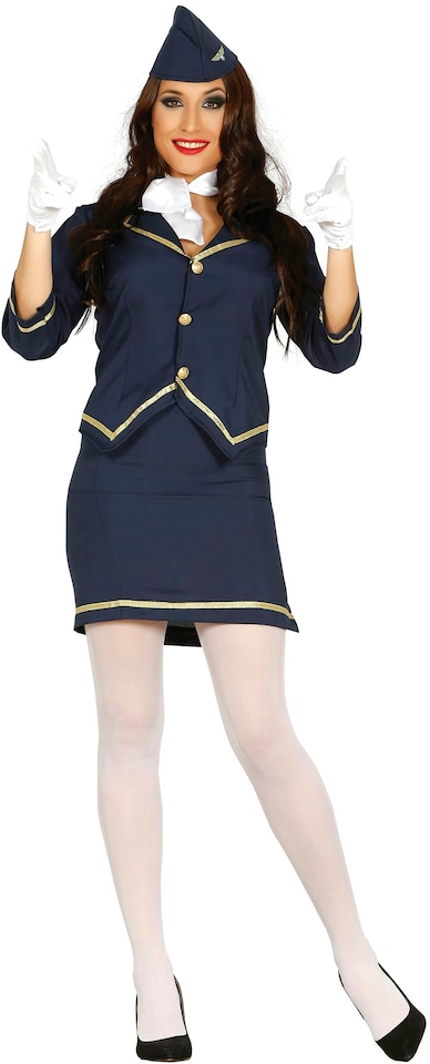 image 1 of Fancy Dress Adult Hostess Costume - L