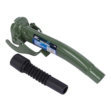 Pro User Steel Jerry Can Spout - 22cm - Green