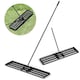image 4 of COSTWAY Lawn Leveling Rake Heavy Duty Level Lawn Tool w/Ergonomic Handle-Black