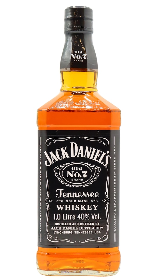 Jack Daniels Old No 7 Tennessee Whiskey 1 Litre Old Bottling