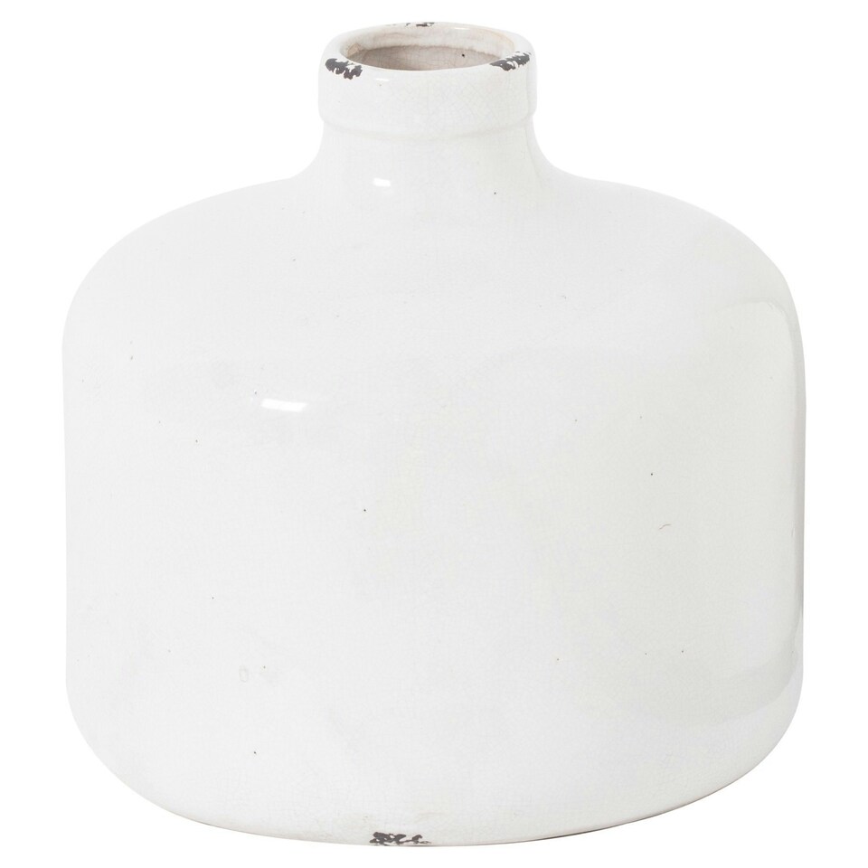 image 1 of Hill Interiors Garda Eve Vase - White - 29cm x 29cm x 29cm