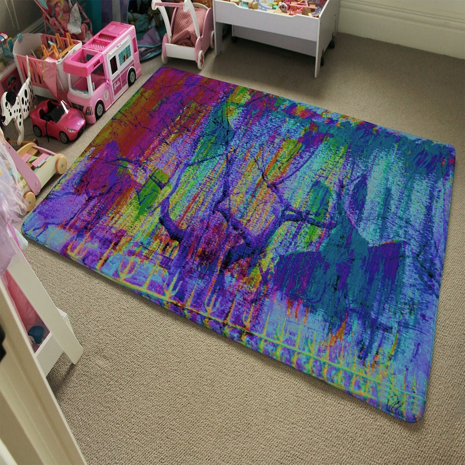 image 1 of TREE GROWTH (Rug) Multi | Small: 60x110cm