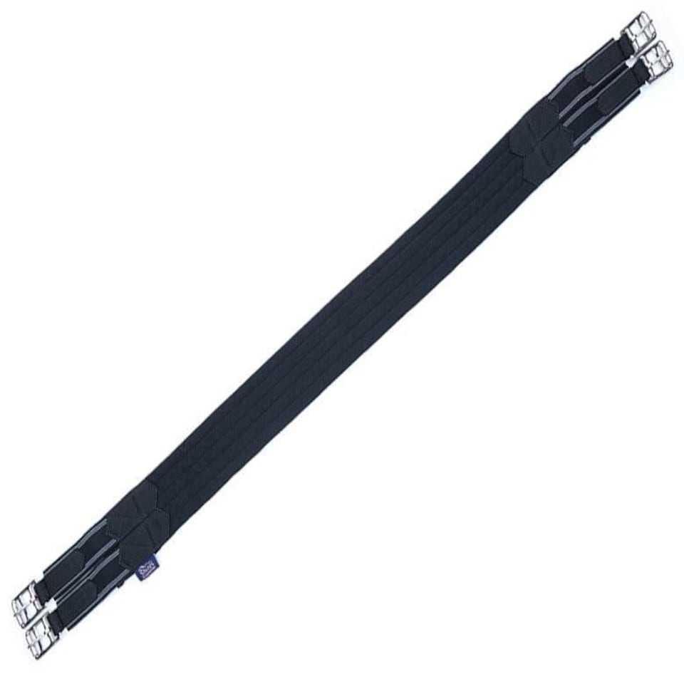 image 1 of Shires Elasticated Burghley Girth Brown | Size: 46 Inch
Colour: Brown