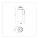 image 5 of Tramontina Thermal Flask with Cup Lid and Interior Glass Container (Beige, 1.0l)