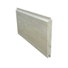 PACK OF 15 (Total 15 Units) - 12mm x 100mm (9mm x 89mm Finish) Planed Tongue & Groove Matchboard Timber Cladding - 2.1m Length