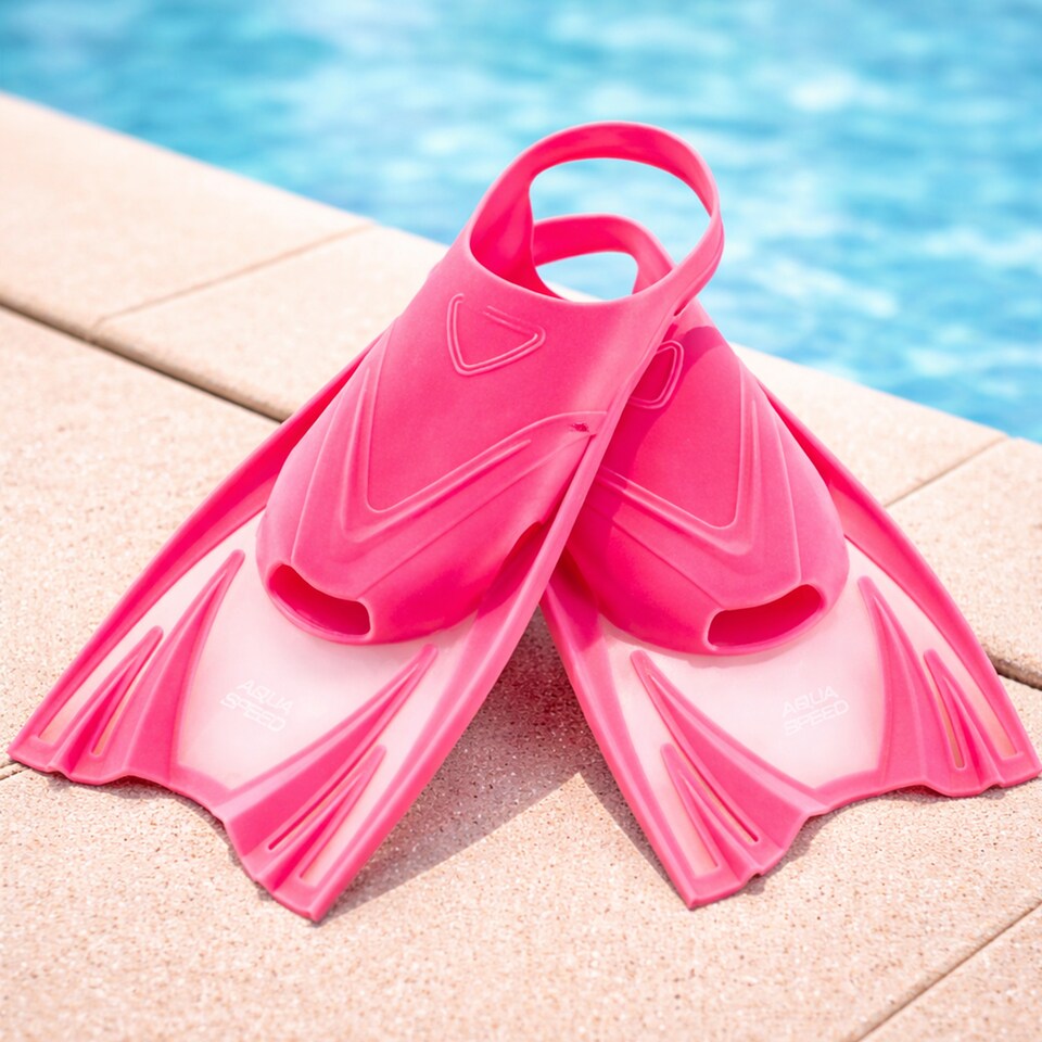 image 1 of Boys & Girls Swimming Fins | Junior Easy Fit Training Fins