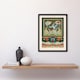 image 2 of Albert Racinet Framed Wall Art Print Chinese Patterns with Birds Home Décor