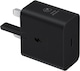 image 2 of Samsung 3 Amp 25W USB C UK Mains Charger with USB C to C Cable Black - EF-T2510XBEGGB