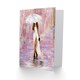 image 2 of Woman In The Rain With Umbrella Greetings Card