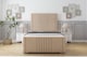 image 1 of Sloomy Harrington Pebble Plush Bed Frame With 50" Upholstered Headboard 5' King