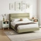 image 8 of HOMCOM Modern Nightstand Set of 2, Bedside Table with Drawer and Open Shelf