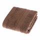 image 2 of Homescapes Turkish Cotton Chocolate Face Cloth - Set of 6