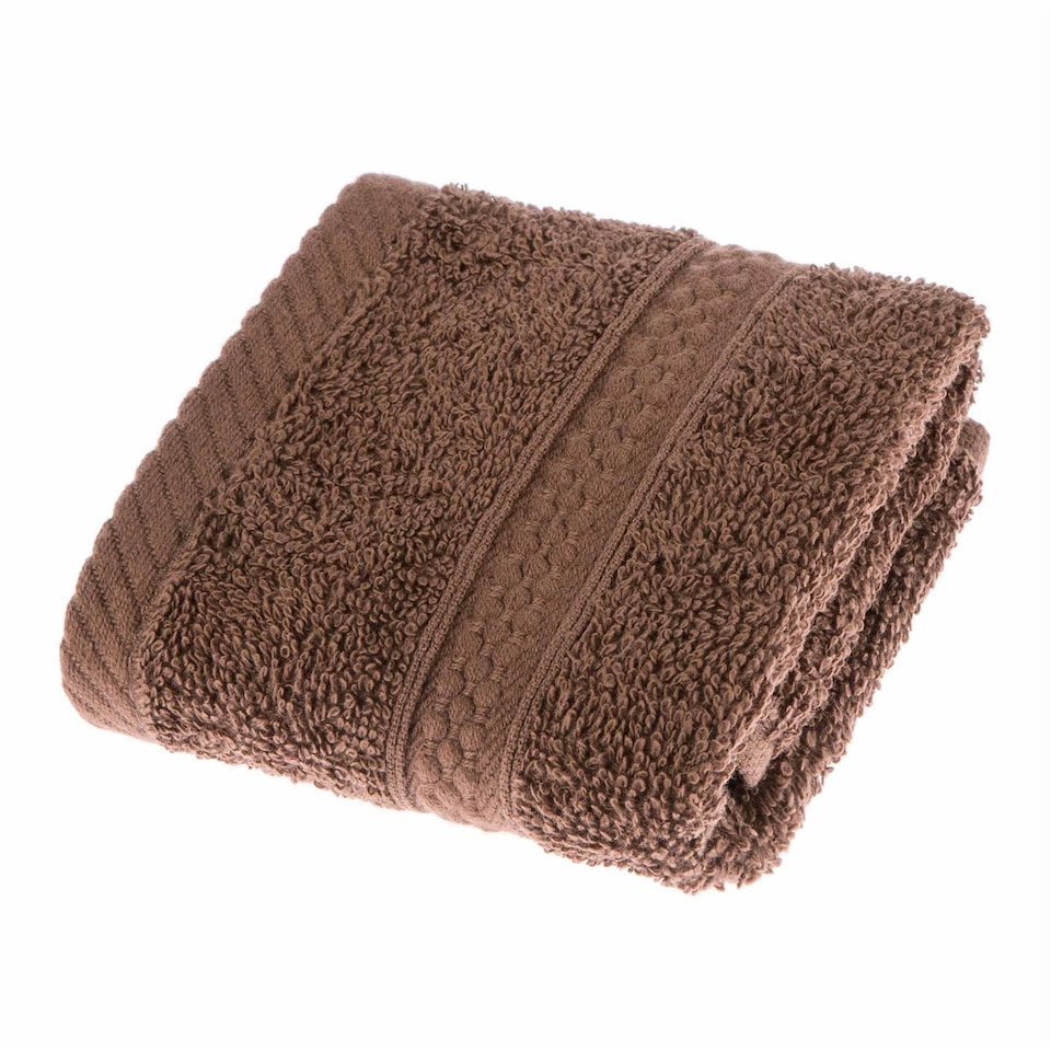 image 1 of Homescapes Turkish Cotton Chocolate Face Cloth - Set of 6
