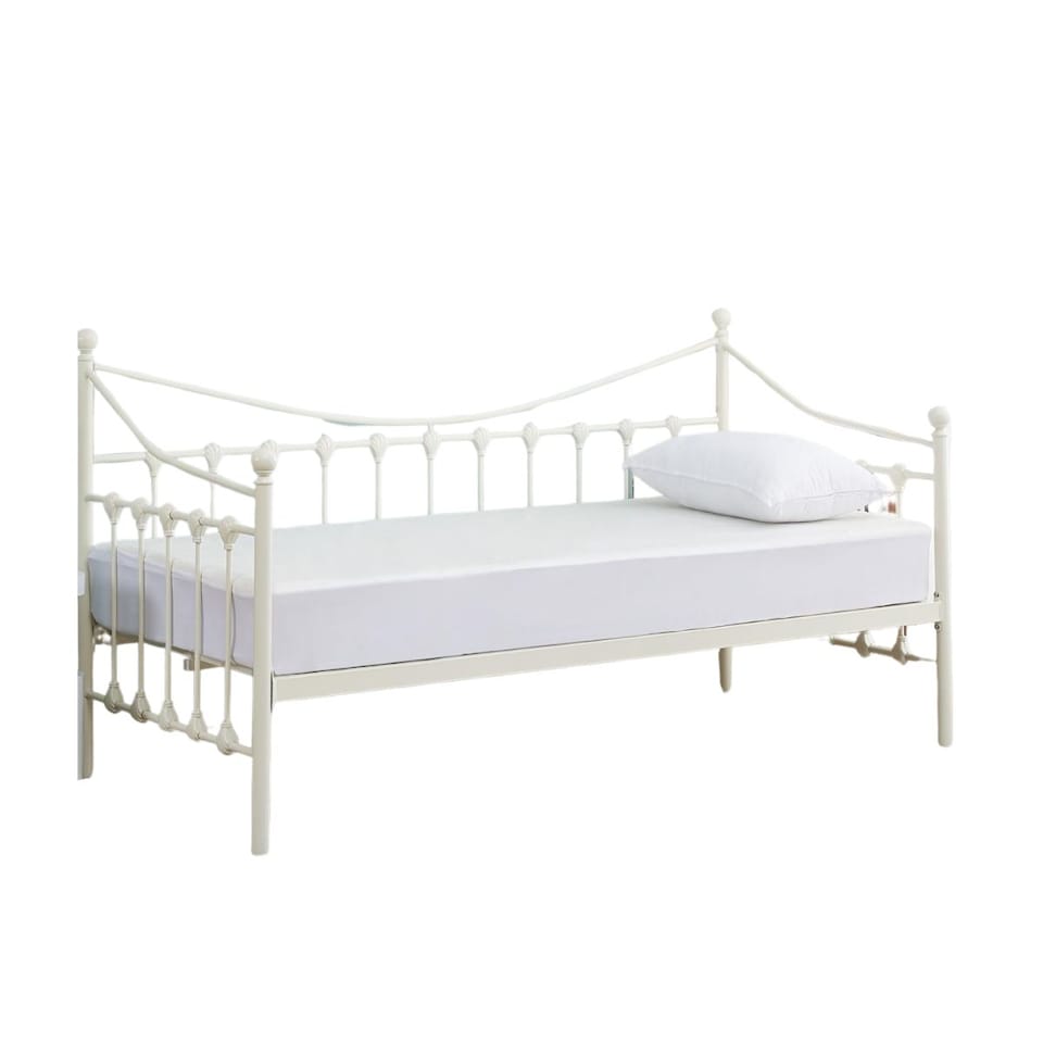 image 1 of Glossy Vanilla Trundle Frame Only(Mattress and Daybed not included)