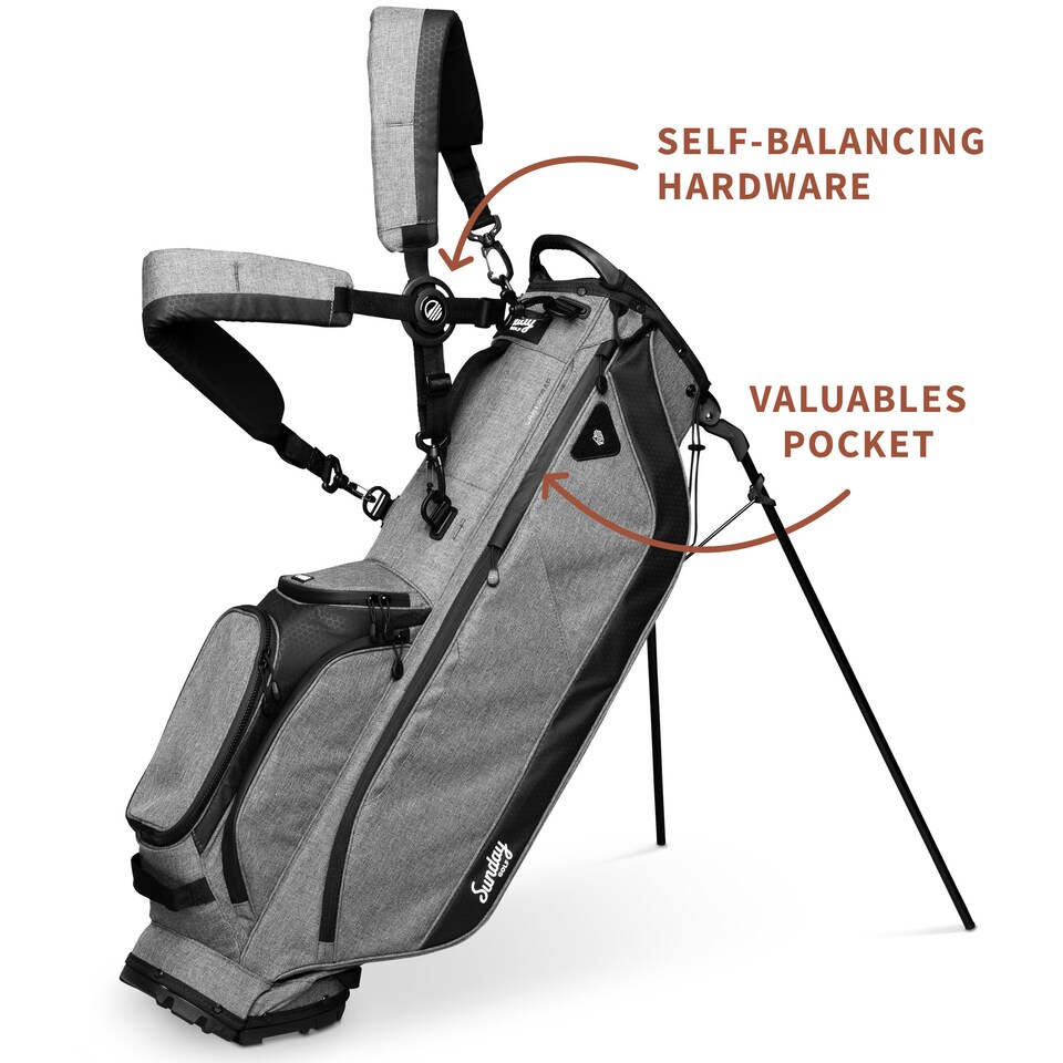 image 1 of Ryder Golf Bag - Heather Grey