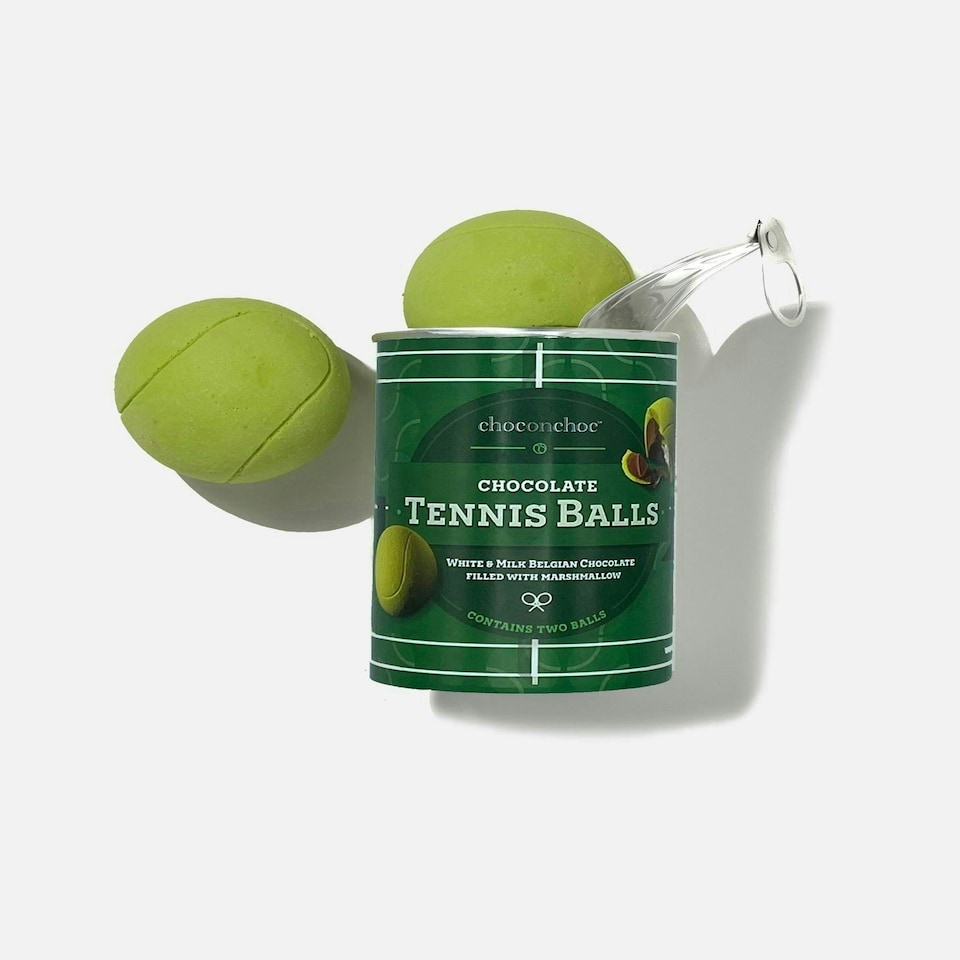 image 1 of Chocolate Tennis Balls, Bottle And Strawberries Gift Box