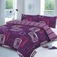 image 2 of Homes-Linen Blake Squares Reversible Duvet Cover Set – Modern Striped Geometric Bedding with Pillowcases – Ultra-Soft Fabric, Durable & Stylish Black | King