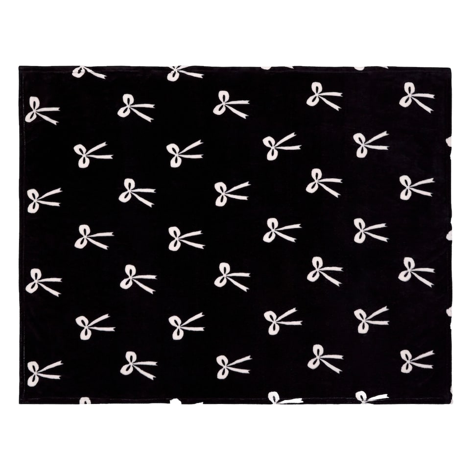 image 1 of Fusion Bows Throw Monochrome