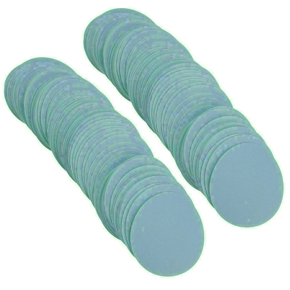 image 1 of 75mm Ceramic Abrasive Sanding Polishing Discs Hook And Loop 240 grit 200pc