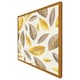 image 4 of Botanical gold and purple leaf (Picture Frame) Grey | L