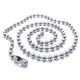 image 2 of 20cm Long Metal Ball Chain Extender for Label Tags - 100pcs