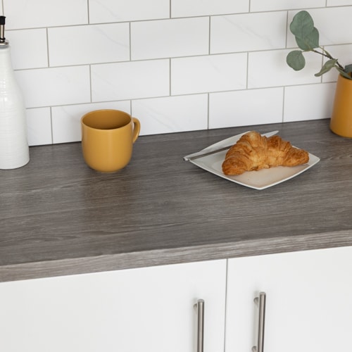 Sticky Back Plastic Oak Sheffield Grey Wood Effect Kitchen Self-adhesive Vinyl Wrap for Cupboards, Doors and Worktops 90cm x 1m - d-c-fix