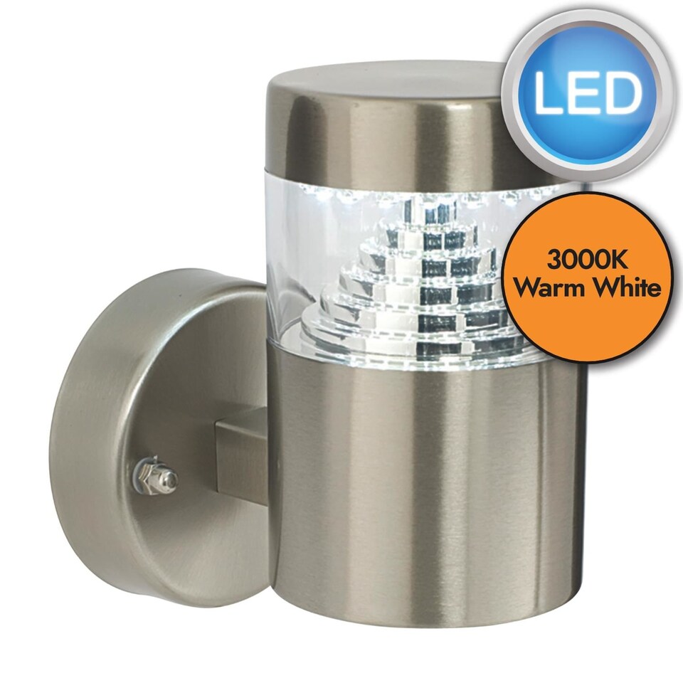 image 1 of Pyramid - Stainless Steel LED Outdoor Wall Light