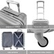 image 2 of Flight Knight 29" Extra Large Suitcase – 20kg Capacity Hard Shell Check-In Luggage with 4 Wheels  100+ Airlines Approved: Ryanair, EasyJet, Jet2, Wizz Air, BA Silver | Silver | Large