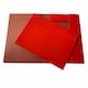image 2 of Red Laminated Card 3 Flap Folder with Elastic Closure 600gsm