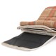 image 4 of Burnt Orange Polyester Fleece Tartan Picnic Rug | Orange | Orange
