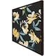image 3 of Yellow flowers on green (Picutre Frame) Grey | XL