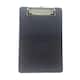 image 1 of Pack of 48 A5 Black Solid Plastic Clipboards with Ruled Side