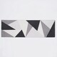 image 5 of OHS Geometric Print Washable Indoor Carpet Floor Rug Runner, 66x200cm - Grey