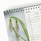 image 3 of 2026 Desk Calendar Flowers Design