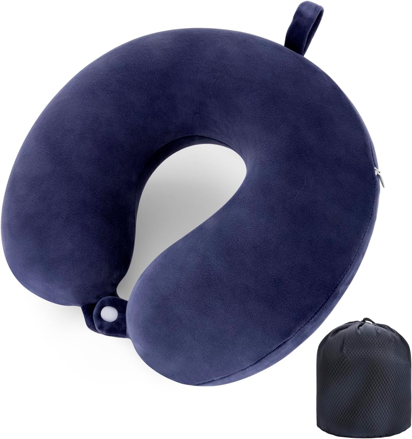 Travel Neck Pillow With Storage Bag Memory Foam Head Support Flight Pillows Cushion for Airplane Train Car Office Travel Essential for a Long Hauls Sl