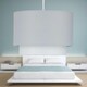 image 7 of First Choice Lighting Pair of Grey Ombre 2 Tier Ceiling Light Shades Grey
