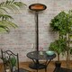 image 2 of BHS 2000W Floor Standing Patio Heater, Black
