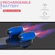 image 8 of HOMCOM Child 3-Wheel Scooter Light Music Water Spray Rechargeable 3-6 Yrs Blue