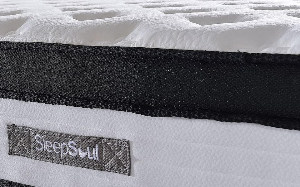 image 1 of SleepSoul Cloud 800 Pocket Memory Pillow Top Mattress Double | White | 1