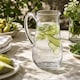 image 2 of 2.5L Clear Handmade Crystalin Glass Serving Jug Table Carafe Water Pitcher