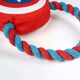 image 3 of Marvel Captain America Rope Dog Toy