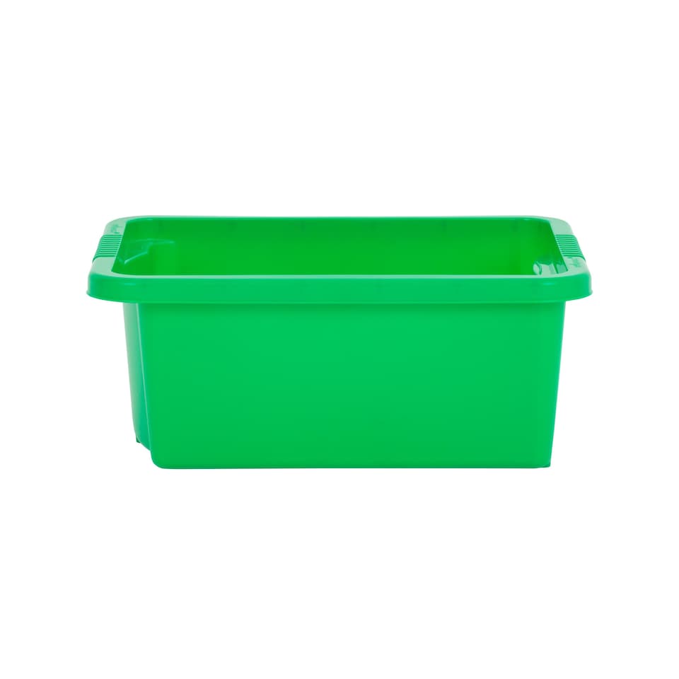 image 1 of Wham Stack & Store 4 x 16L Plastic Storage Boxes | Green | 4
