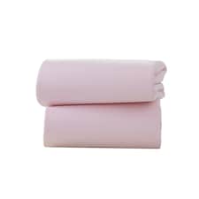 Clair de Lune 2 Pack Pram/Crib Sheets - Pink