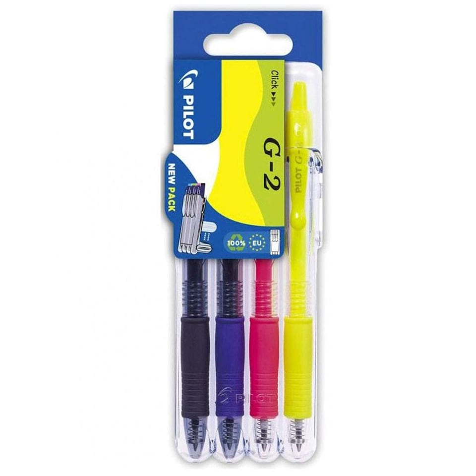 image 1 of Pilot Set2Go G207 Retractable Rollerball Pack of 4